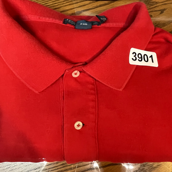 Vintage Polo Ralph Lauren Shirt Mens 4XB Red Pony Rugby Preppy Big Vtg Casual - Picture 8 of 8